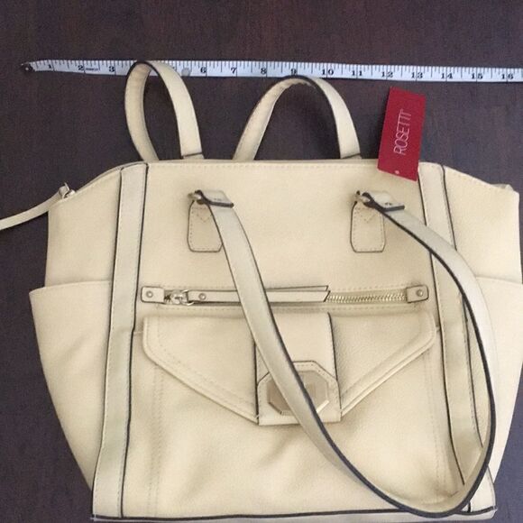 Fashion shoulder bag cream and gold - Picture 8 of 9